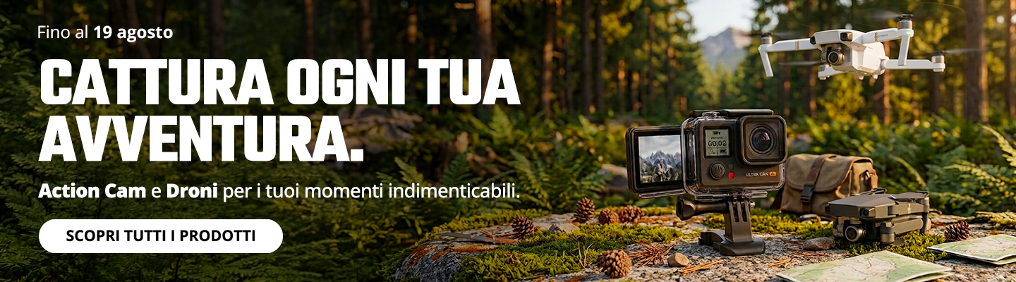 Action cam e droni